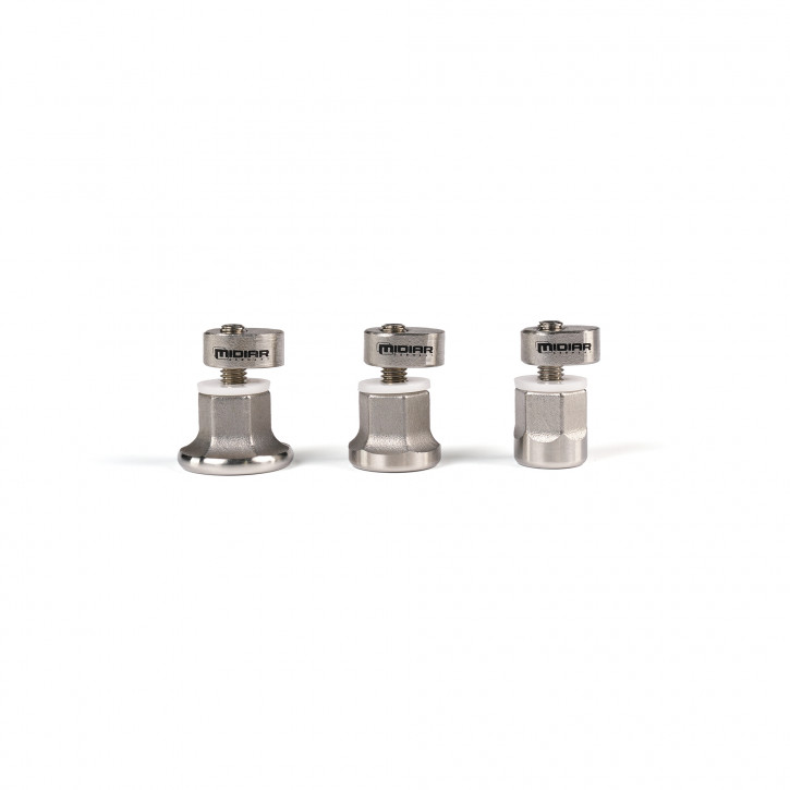 3er-Adapter-Set MIDIAR® "HEXAGONAL" für Kaltkleber, 3-teilig 16, 20, 25mm zum Dellen entfernen