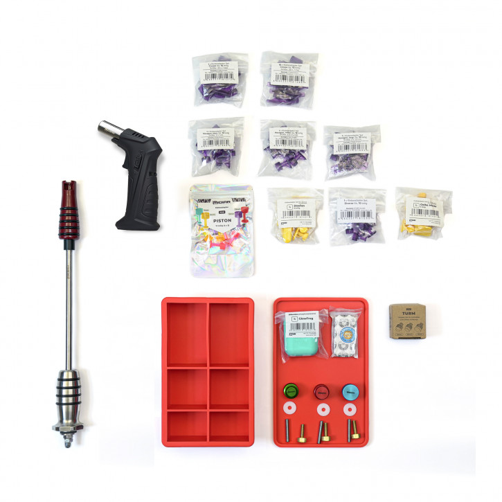 Starterset Nr. 3, Klebetechnik Set als Ausbeulwerkzeug für Anfänger zur Dellenreparatur PDR