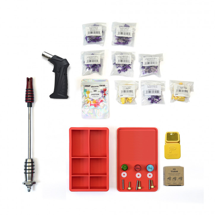 Starterset Nr. 3, Klebetechnik Set als Ausbeulwerkzeug für Anfänger zur Dellenreparatur PDR