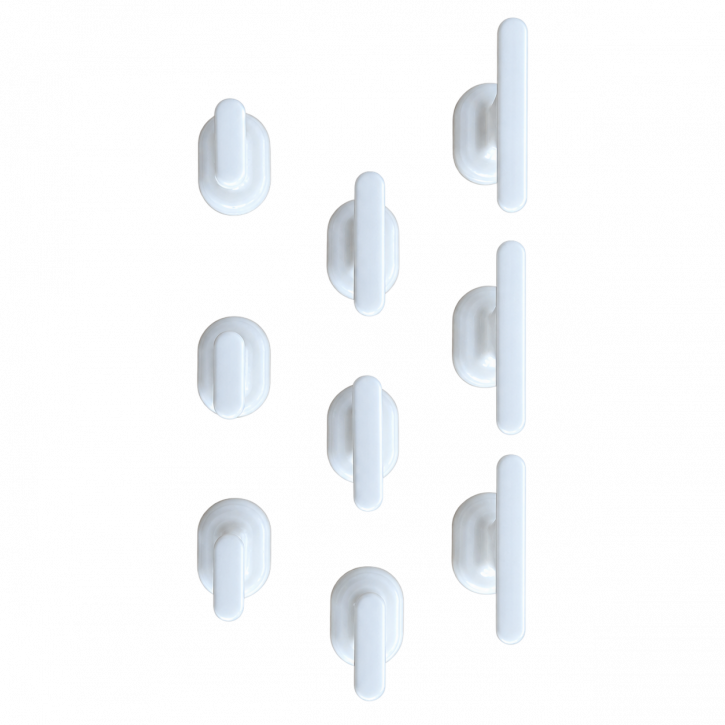 PEDANT Klebeadapter Test-Set 9-teilig (3x15mm, 3x25mm, 3x35mm) PDR