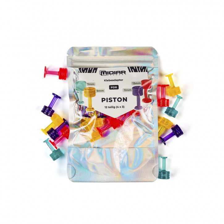 PISTON Adattatore adesivo PDR Test Set, 12 pezzi