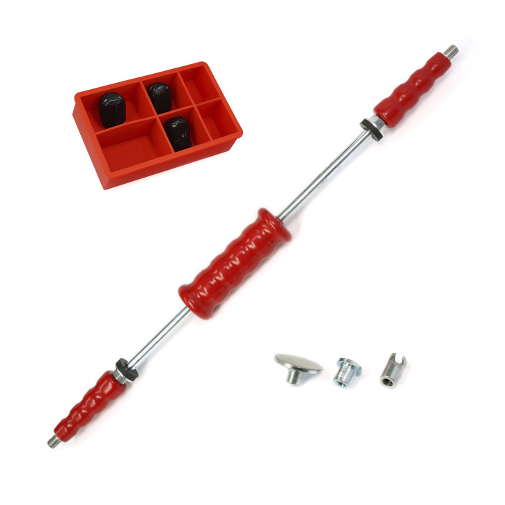 Dent removal tool, double sided pull hammer as dent tool, PDR