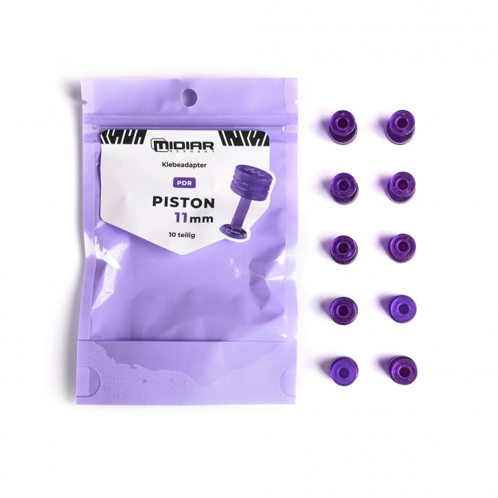 11 mm Violet Piston Tabs glue adapter or pull adapter as dent