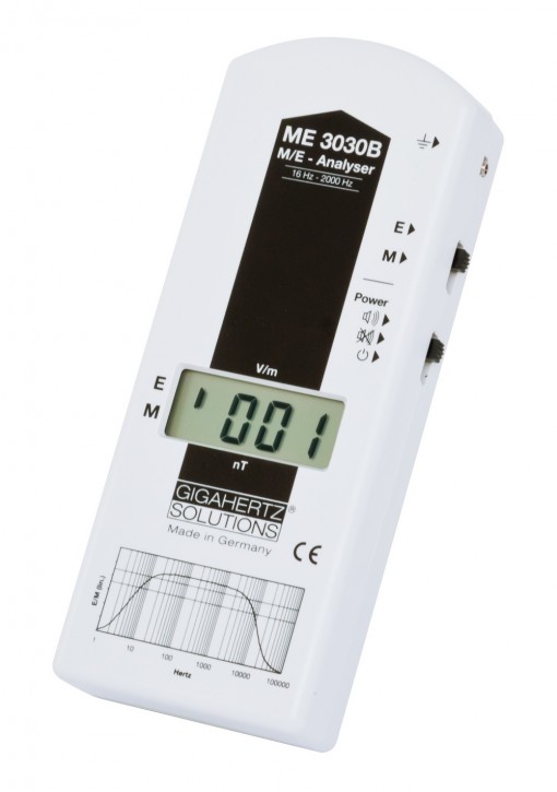 Elektrosmog Messgerät Niederfrequenz Gigahertz Solutions ME3030B, Gebraucht-Neuwertig