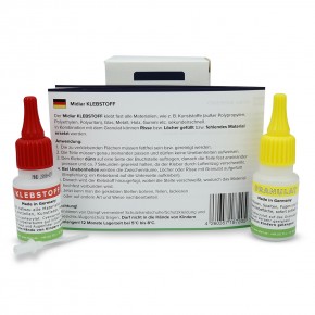 Universal Klebstoff MIDIAR zum Kleben von Vielem Set: 60g Kleber+60g Granulat