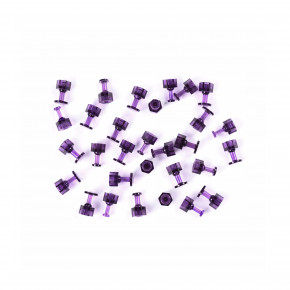 Ensemble d'adaptateurs adhésifs Midiar "hail" violet, total 30 pièces, tailles: 6-8-12mm, pour les bosses de grêle, les bosses de grêle pointues, PDR.