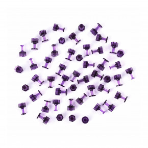 Ensemble d'adaptateurs adhésifs Midiar "hail" violet, total 50 pièces, tailles: 6-8-12mm, pour les bosses de grêle, les bosses de grêle pointues, PDR.