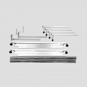 Подставка-гармошка из алюминия, подставка PDR, подставка для капота для удаления вмятин.