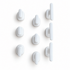 PEDANT Klebeadapter Test-Set 9-teilig (3x15mm, 3x25mm, 3x35mm) PDR