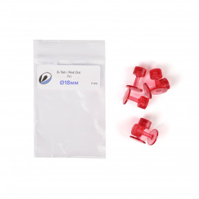 Adhesive Adapter 7in, 18 mm, Dentless D-Tabs for Hail Dents, Pointed Hail Dents