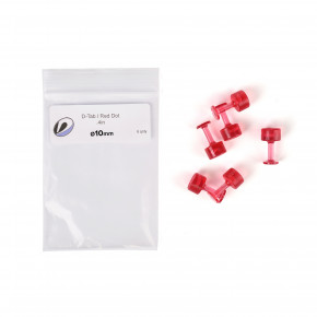 Klebeadapter 4in, 10 mm, Dentless D-Tabs für Hageldellen, spitzige Hageldellen
