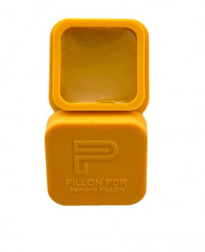 Sergio Pillon - Kaltkleber gelb 20g + Silikonbox, für die Dellenreparatur, Dellenbeseitigung ohne zu Lackieren