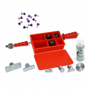 Zughammer _STANDARD_ + 1 kg Papa Bär + 150 g. Kaltkleber (Cola Fria) im Silikonbox_ Ausbeulwerkzeug als Dellenwerkzeug, PDR Tools